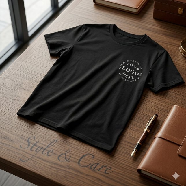 Custom Logo Men's Tee – Bella+Canvas in Black (Custom Logo Men's Tee – Bella+Canvas in Black)