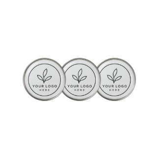 Custom Logo Minimal Business Branding Golf Ball Marker