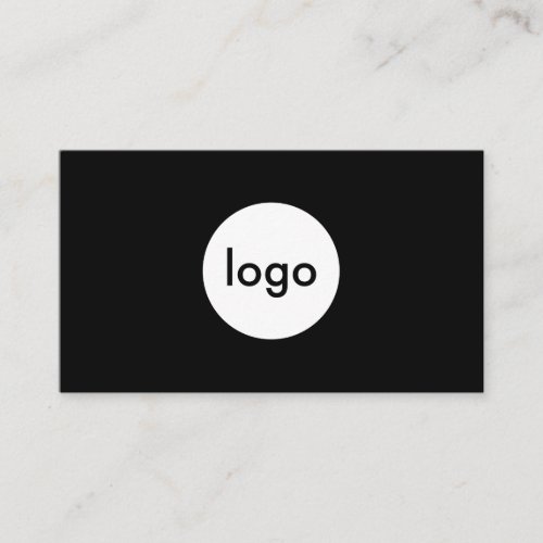 Custom Logo Minimalist Modern Business Card
