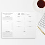 Custom Logo Minimalist Simple Undated Week Planner Notepad
