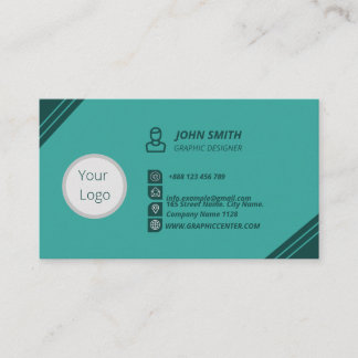 Custom logo modern business card