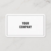 Custom Logo Modern Design Promotional Personalized Business Card (Back)