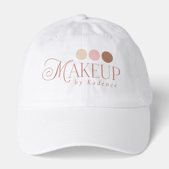 Custom Logo Modern Elegant Makeup Artist Hat (Front)