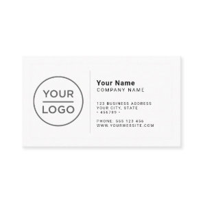 Custom logo modern minimalist any color business card