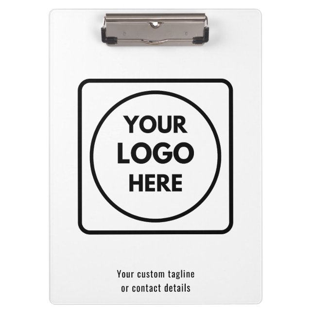 Custom Logo Modern Minimalist clipboard (Front)