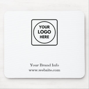 Custom Logo Modern Minimalist Corporate Design Mouse Pad