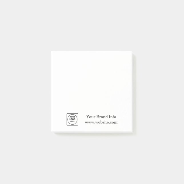 Custom Logo | Modern Minimalist Corporate Notes (Front)