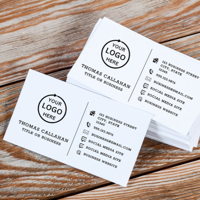 Custom logo modern minimalist social media card (Creator Uploaded)