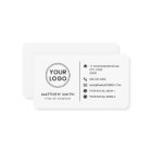 Custom logo modern minimalist social media icons