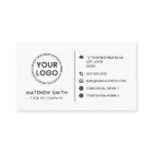 Custom logo modern minimalist social media icons