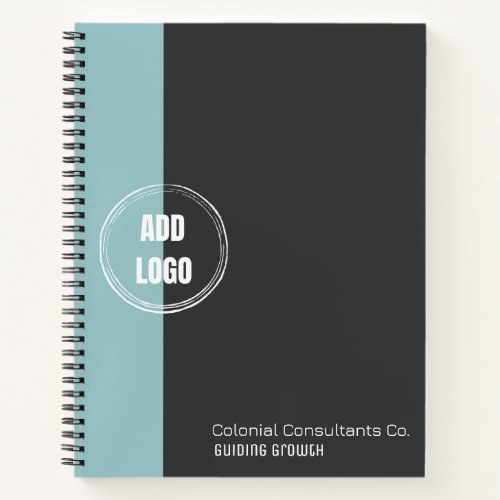 Custom logo modern minimalist Spiral Notebook