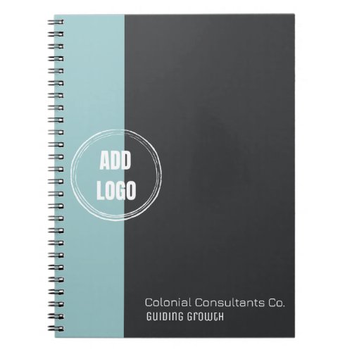 Custom logo modern minimalist Spiral Notebook