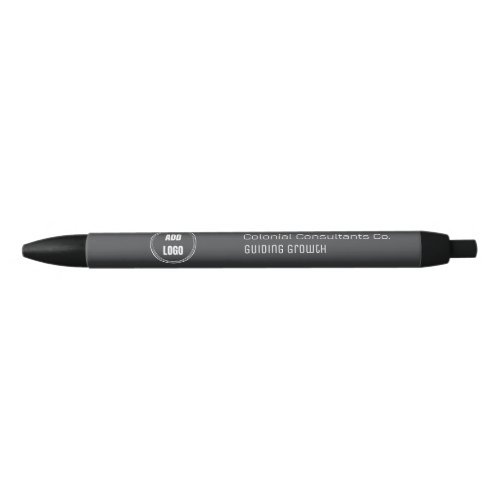 Custom logo modern minimalist Spiral Notebook Black Ink Pen