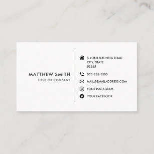 Facebook Logo Business Cards Business Card Printing Zazzle