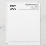 Custom Logo Name Address Contact Info Letterhead<br><div class="desc">Your Business Office Letterhead with Logo - Add Your Logo - Image / Name - Company / Address - Contact Information - Resize and move or remove and add elements / image with customization tool. Choose your colors / font / size ! Design by MIGNED. Good Luck - Be Happy...</div>