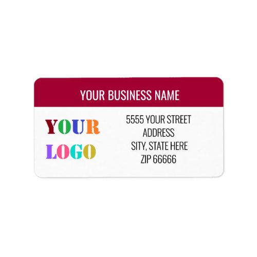 Custom Logo Name Address Personalized Labels
