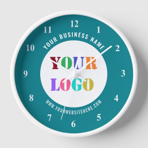 Custom Logo Name and Colors Clock Promotional Gift
