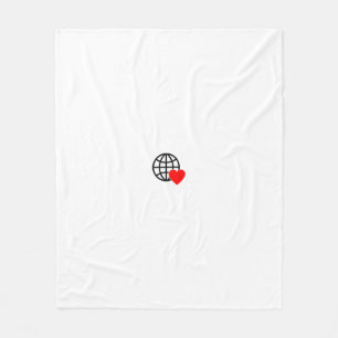 Custom Logo & Name Fleece Blanket