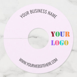 Custom Logo Name Info Promotional Wine Glass Tag