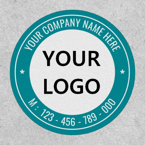 Custom Logo Name Phone Promotional Company Patch