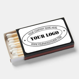 Custom Logo Name Promotional Business Stamp Matchboxes
