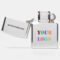 Personalized Zippo Lighter - Brushed Chrome 200 - Custom Gifts