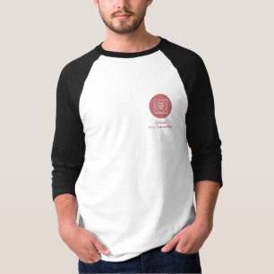 Custom Logo Name Staff Work T-Shirt