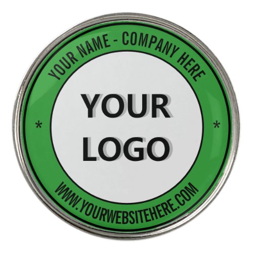 Custom Logo Name Text and Colors Golf Ball Markers