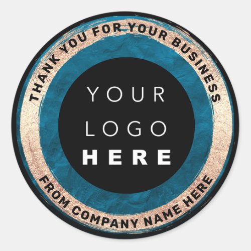  Custom Logo Name Web Seal Gold Blue