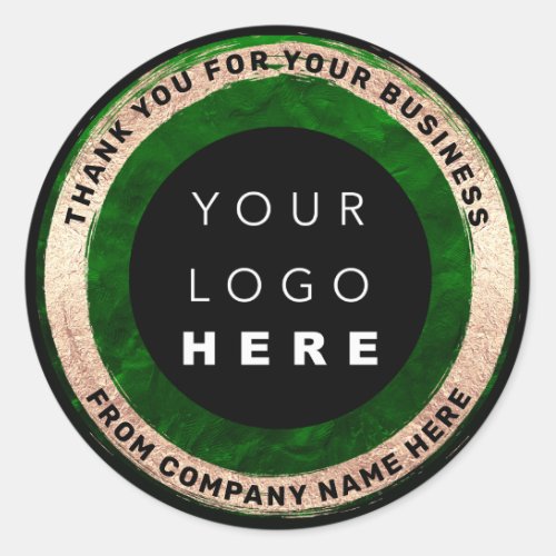  Custom Logo Name Web Seal Gold Greenery