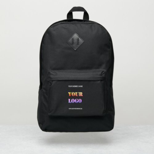 Custom Logo Name Website Business Backpack