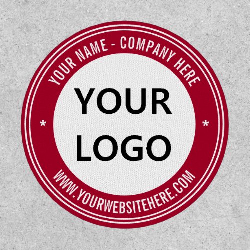 Custom Logo Name Website Colors Patch Promotional