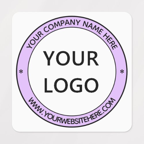 Custom Logo Name Website Colors Personalized Stamp Labels
