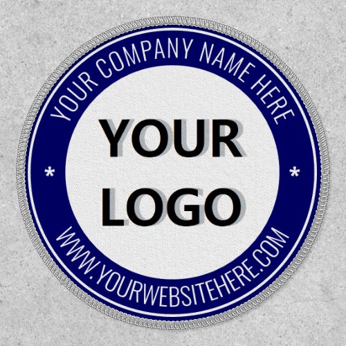 Custom Logo Name Website Info Patch _ Your Colors