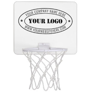 Custom Logo Name  Website Mini Basketball Hoop