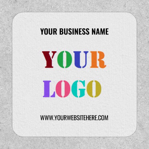 Custom Logo Name Website Patch Business Promotion