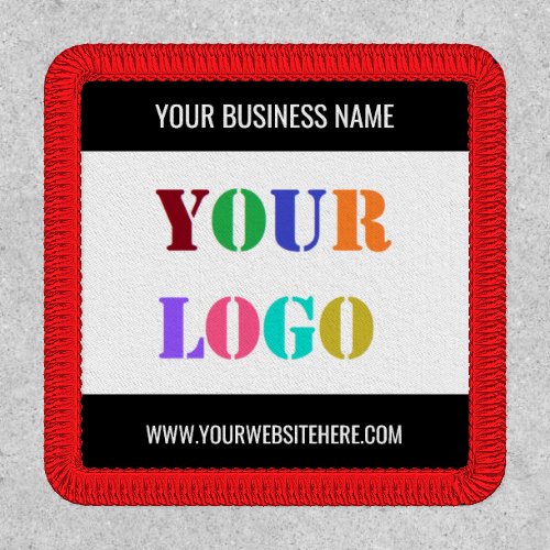 Custom Logo Name Website Patch Promotional Company