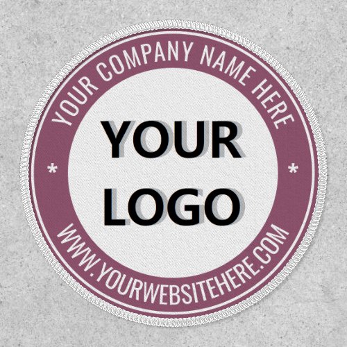 Custom Logo Name Website Patch _ Your Colors