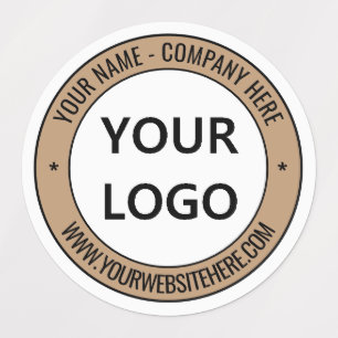 Custom Logo Name Website Personalized Colors Stamp Labels