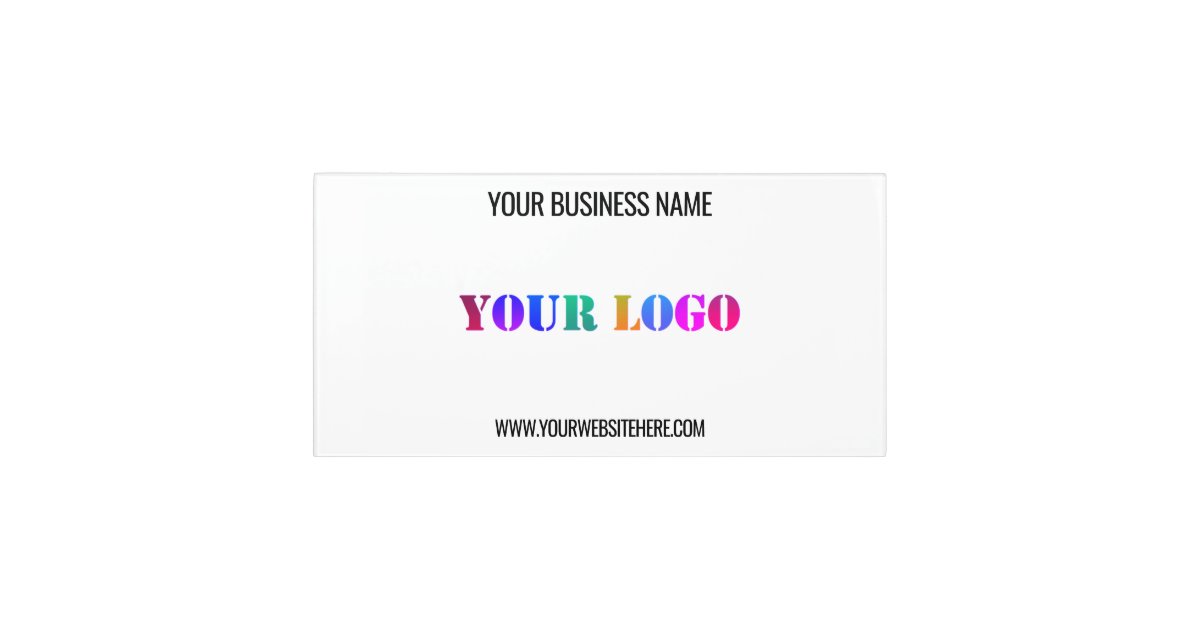 Custom Logo Name Website Personalized Door Sign | Zazzle
