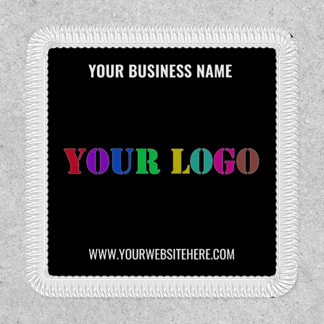 Custom Logo Name Website Personalized Patch (Front)
