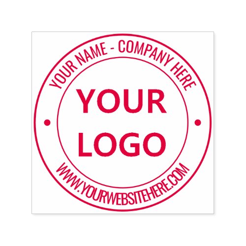Custom Logo Name Website Personalized Professional Self_inking Stamp