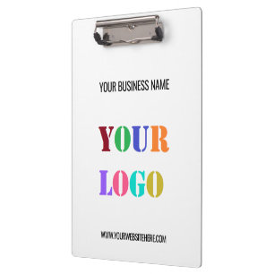 Custom Logo Name Website Promotional Clipboard