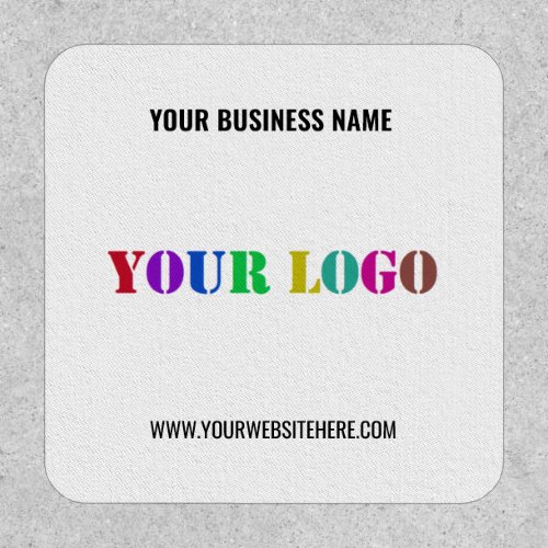 Custom Logo Name Website Promotional Company Patch