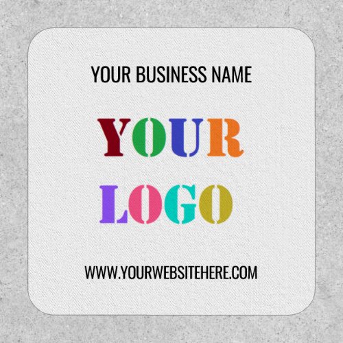 Custom Logo Name Website Promotional Patch Company