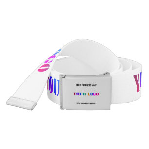 Custom Logo Name Website Promotional Personalized Belt