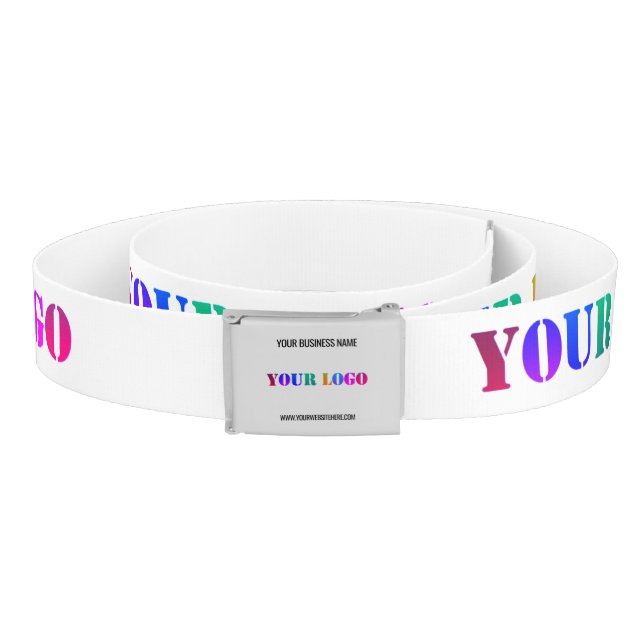 Custom Logo Name Website Promotional Personalized  Belt (Coil)