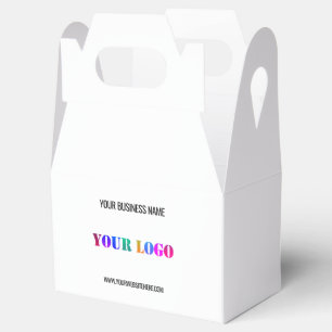 Custom Logo Name Website Promotional Personalized Favor Boxes