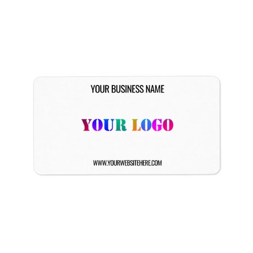 Custom Logo Name Website Promotional Personalized  Label