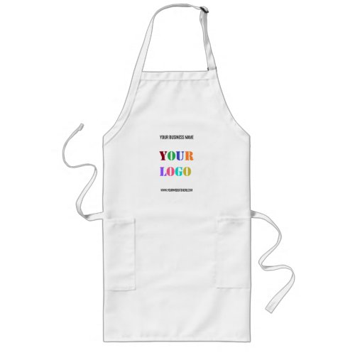 Custom Logo Name Website Promotional Personalized Long Apron